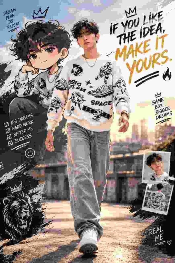 AI Photo Editing Prompt for Boys
