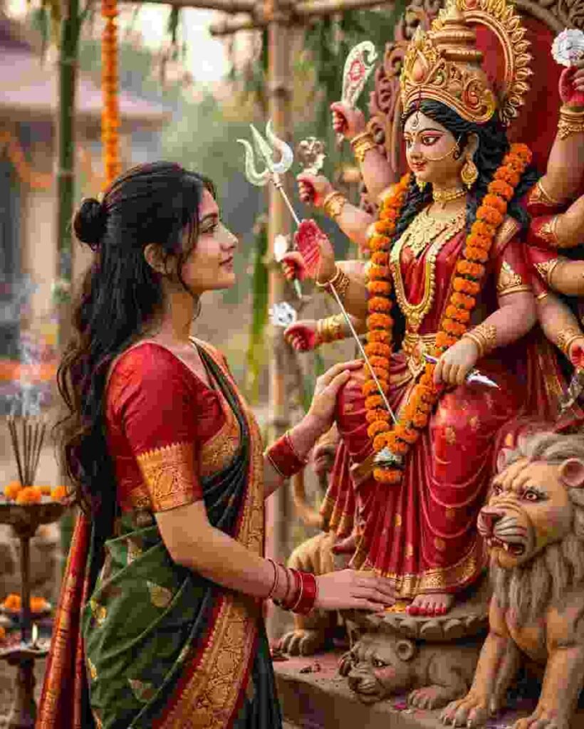 Bengali Durga Puja Photo Editing Prompt