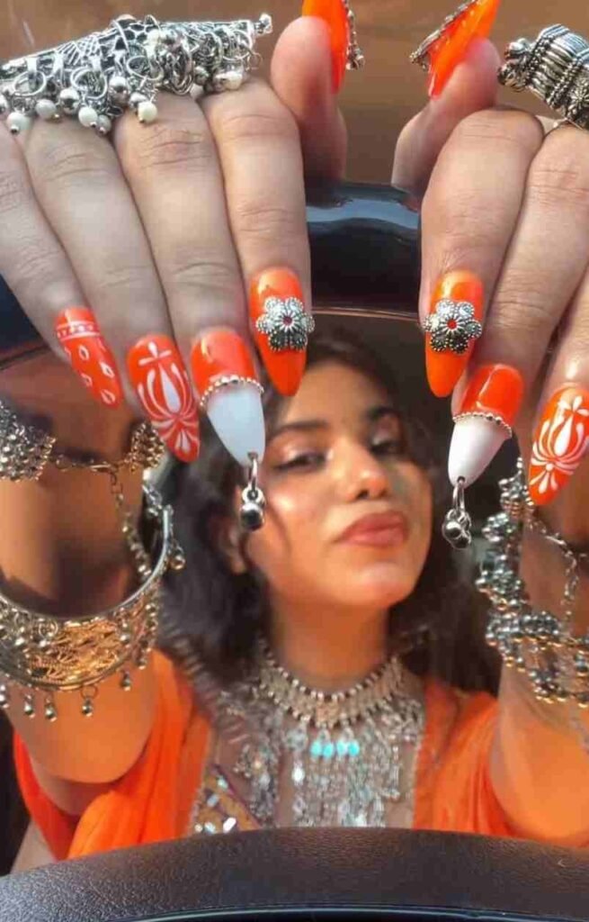 Navratri Nails Transformation AI Video